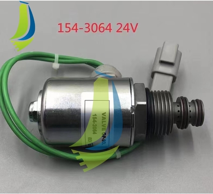 154-3064 24V Electric Parts Solenoid Valve 1543064 For 120H 140H Motor Grader