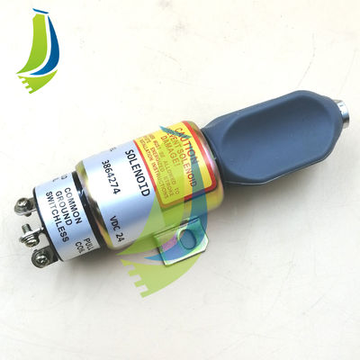 3864274 Stop Solenoid Valve 24V For R140LC-7 Spare Parts